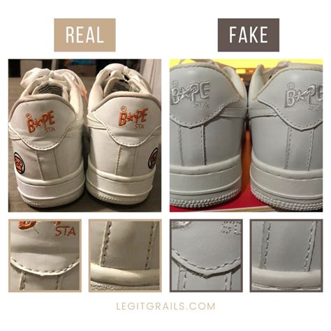 how to tell fake bape shoes|how to legit check bapestas.